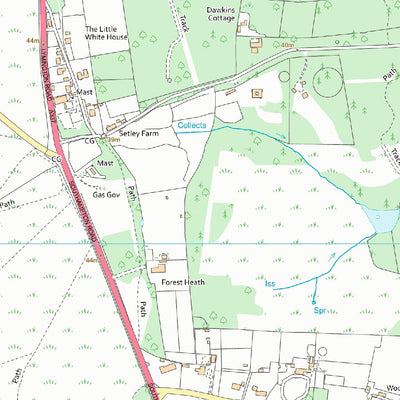 Brockenhurst & Denny Lodge Ward 1 (1:10,000) Preview 2