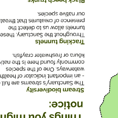 Brook Waimārama Sanctuary Visitor Map Preview 2