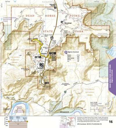 1718 Moab Day Hikes Map 16 Preview 1