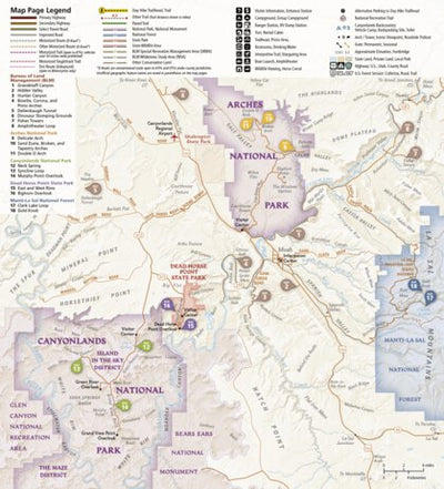 1718 Moab Day Hikes Map 00 Preview 1