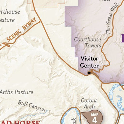 1718 Moab Day Hikes Map 00 Preview 2