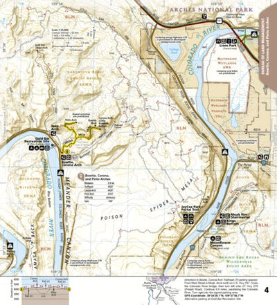 1718 Moab Day Hikes Map 04 Preview 1