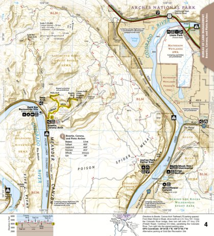 1718 Moab Day Hikes Map 04 Preview 1