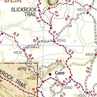 1718 Moab Day Hikes Map 01 Preview 2