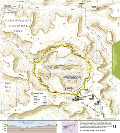 1718 Moab Day Hikes Map 13 Preview 1