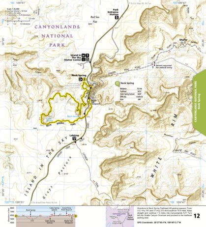 1718 Moab Day Hikes Map 12 Preview 1