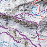Skitourenkarte Alpeiner Ferner 2024 1:25.000 Preview 2