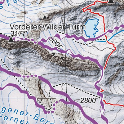 Skitourenkarte Alpeiner Ferner 2024 1:25.000 Preview 2