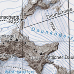 Skitourenkarte Hochstubai 2024 1:25.000 Preview 2