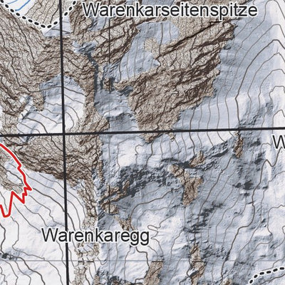 Skitourenkarte Hochstubai 2024 1:25.000 Preview 3