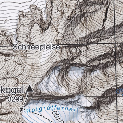 Skitourenkarte Hoher Seeblaskogel 2024 1:25.000 Preview 3