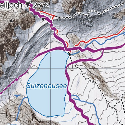 Skitourenkarte ZUCKERHÜTL 2024 1:25.000 Preview 2