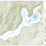 Carte bathymétrique du Lac Buffon de la zec Tawachiche (2024) Preview 1