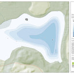 Carte bathymétrique du Lac Germain de la zec Tawachiche (2024) Preview 1