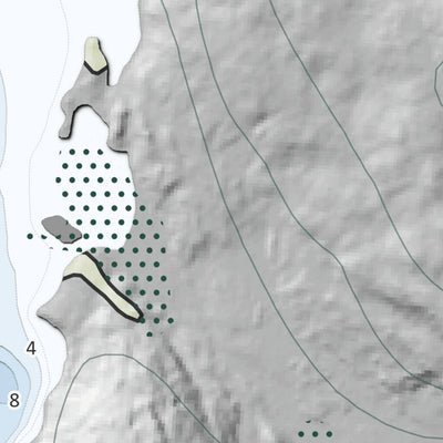 Carte bathymétrique du Lac Héloïse de la zec Tawachiche (2024) Preview 2