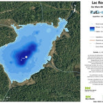 Carte bathymétrique du Lac Rond de la zec Mars-Moulin (2024) Preview 1