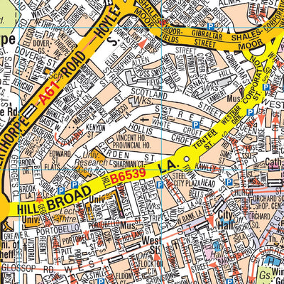978-0-00-865740-6_AZ Sheffield Pocket Map_interior-1 Preview 2