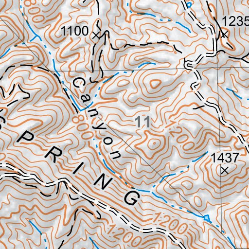 Tar Spring Ridge Map by US Forest Service R5 | Avenza Maps