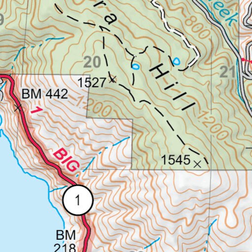 Point Sur Map by US Forest Service R5 | Avenza Maps
