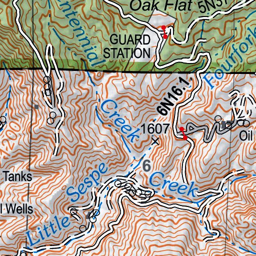 Fillmore Map by US Forest Service R5 | Avenza Maps