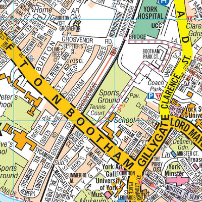 978-0-00-865739-0_AZ York Pocket Map_interior-1 Preview 2