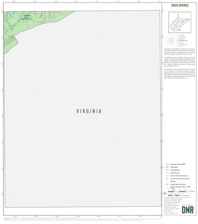 Craig Springs Quad Topo - WVDNR Preview 1