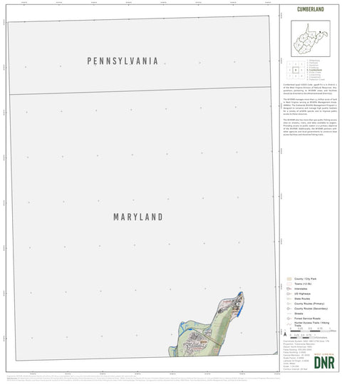 Cumberland Quad Topo - WVDNR Preview 1