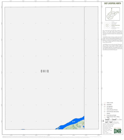 East Liverpool North Quad Topo - WVDNR Preview 1