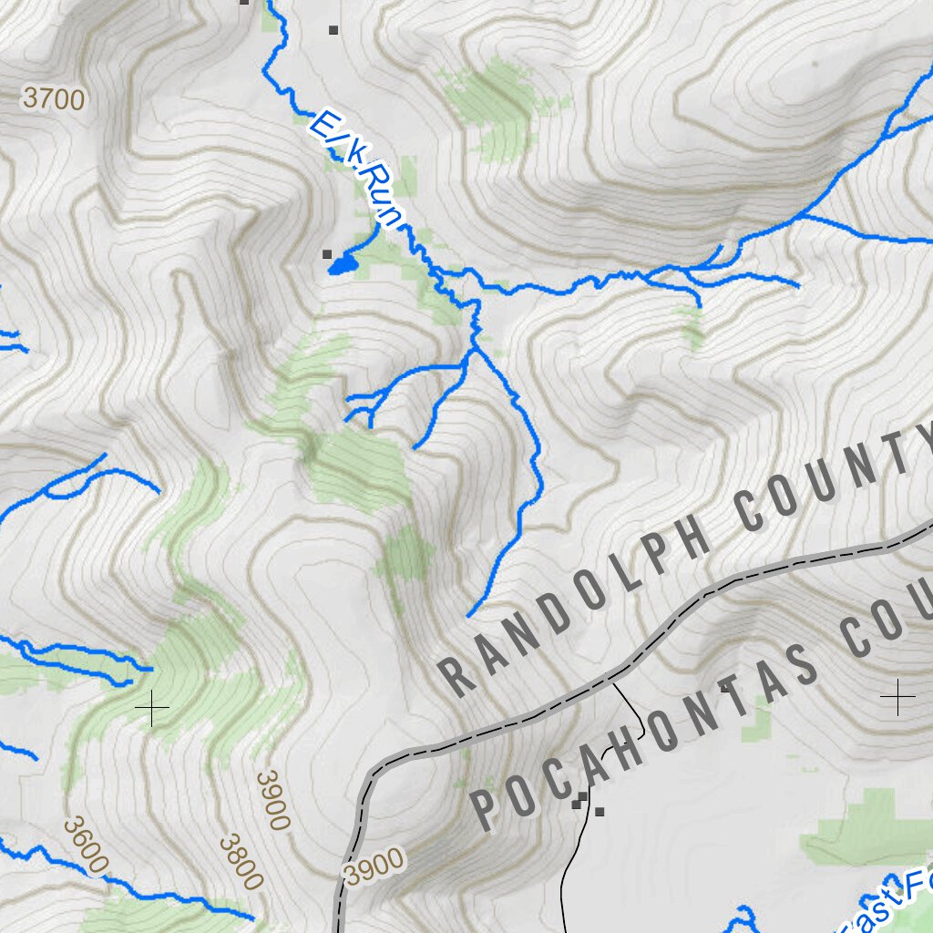 Sinks of Gandy Quad Topo - WVDNR Map by WV Division of Natural ...