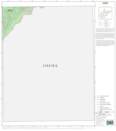 Sunrise Quad Topo - WVDNR Preview 1