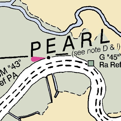Pearl River Extension Map by National Oceanographic & Atmospheric ...