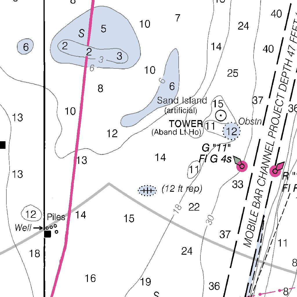 Santa Rosa Sound To Dauphin Island Left Extension Map by National ...
