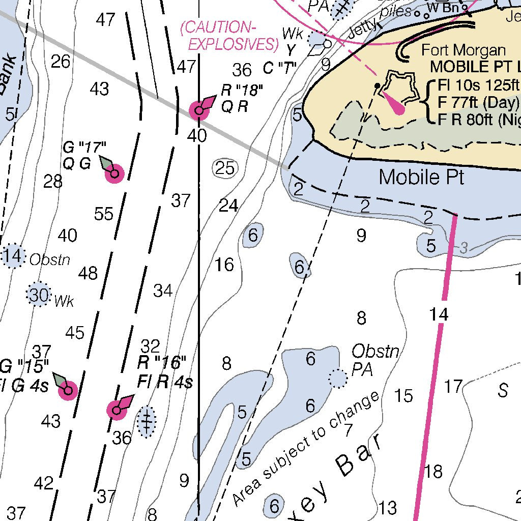 Santa Rosa Soundbridge Map Santa Rosa Sound To Dauphin Island Left Extension Map by National ...