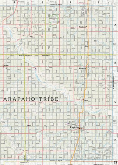 Oklahoma Atlas & Gazetteer Page 33 Preview 1