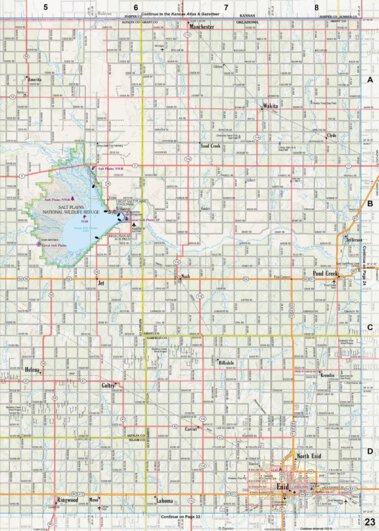 Oklahoma Atlas & Gazetteer Page 23 Preview 1