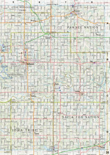 Oklahoma Atlas & Gazetteer Page 35 Preview 1