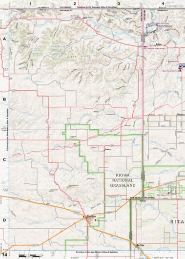 Oklahoma Atlas & Gazetteer Page 14 Preview 1