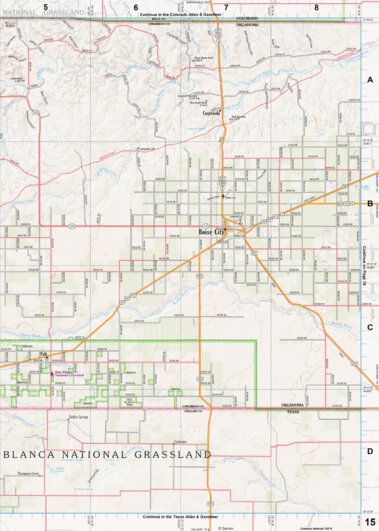 Oklahoma Atlas & Gazetteer Page 15 Preview 1