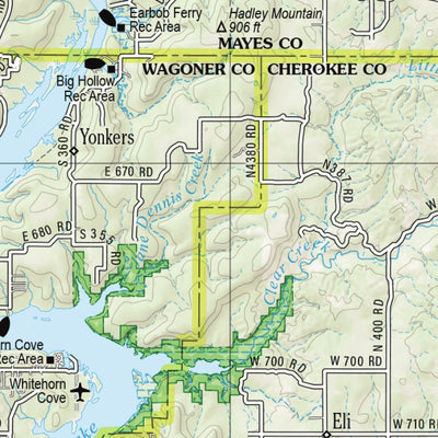 Oklahoma Atlas & Gazetteer Page 38 Preview 2