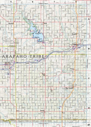 Oklahoma Atlas & Gazetteer Page 41 Preview 1