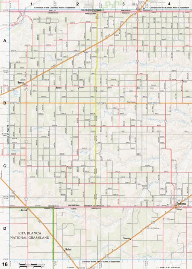 Oklahoma Atlas & Gazetteer Page 16 Preview 1