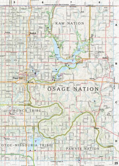 Oklahoma Atlas & Gazetteer Page 25 Preview 1