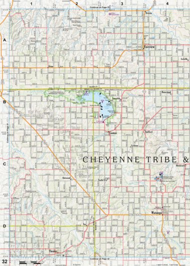 Oklahoma Atlas & Gazetteer Page 32 Preview 1