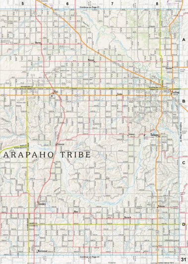 Oklahoma Atlas & Gazetteer Page 31 Preview 1