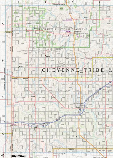 Oklahoma Atlas & Gazetteer Page 40 Preview 1