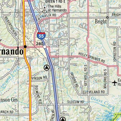 Mississippi Atlas & Gazetteer page 18 Preview 3