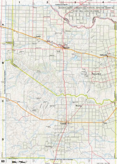 Oklahoma Atlas & Gazetteer Page 60 Preview 1