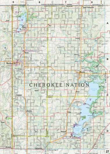Oklahoma Atlas & Gazetteer Page 27 Preview 1