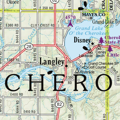 Oklahoma Atlas & Gazetteer Page 28 Preview 3