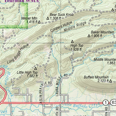 Oklahoma Atlas & Gazetteer Page 58 Preview 2